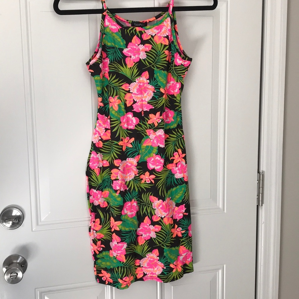 Tropical Bodycon Dress